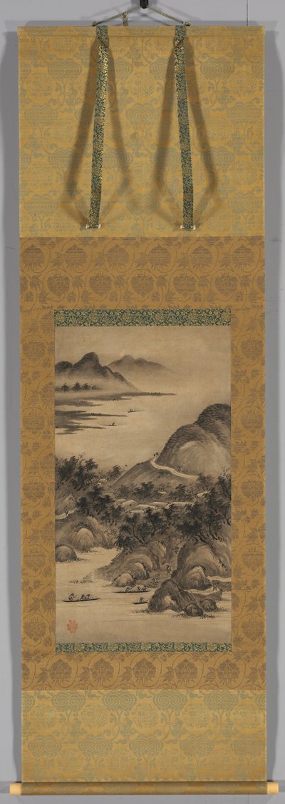 Paysages saisonniers : Été, milieu à fin des années 1500 - Kano Hideyori