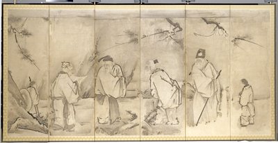 Quatre anciens du mont Shang - Kanō Tan’yū