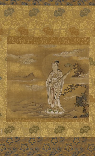 Bodhisattva traversant la mer, période Edo, XVIIe siècle - Kanō Tan’yū