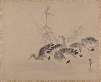 Canards et roseaux, vers 1650 - Kanō Tan’yū