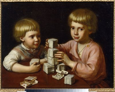 Enfants jouant - Kapiton Stepanovich Pavlov