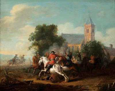 Scène de combat - Karel Breydel