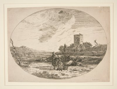 Paysage bucolique - Karel Dujardin