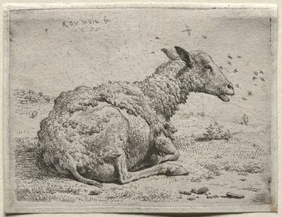 Les moutons et les mouches - Karel Dujardin