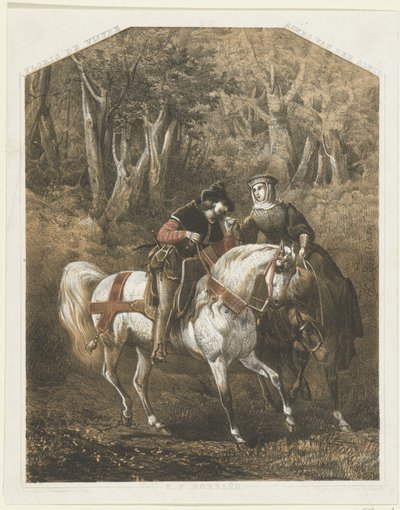 Floris V et Agnes van der Sluis, ca. 1270-1280 - Karel Frederik Bombled