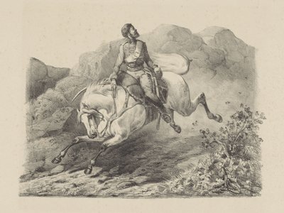 Soldat en fuite à cheval - Karel Frederik Bombled