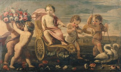 Le triomphe de Cupidon - Karel Philips (Circle of) Spierincks
