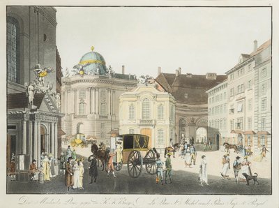 La Place Saint-Michel à Vienne, début du 19ème siècle - Karel Postl