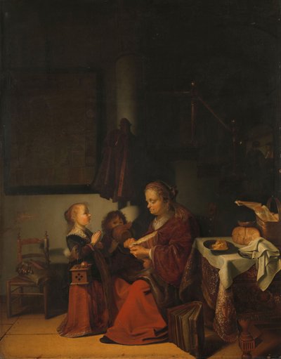 Petit déjeuner, 1640-54 - Karel Slabbaert