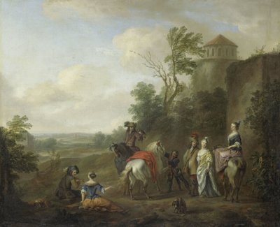Une partie de chasse - Karel van Falens