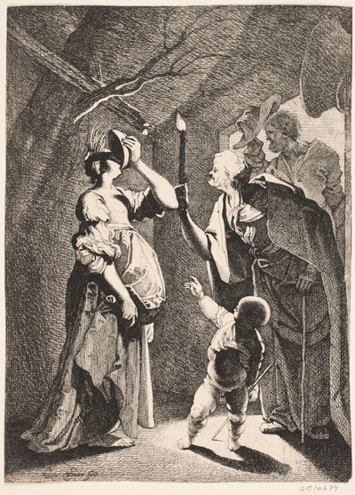 Cérès raillée par Stellio - Karel van III Mander