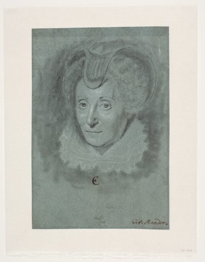 Portrait de dame. Louise de Coligny - Karel van III Mander