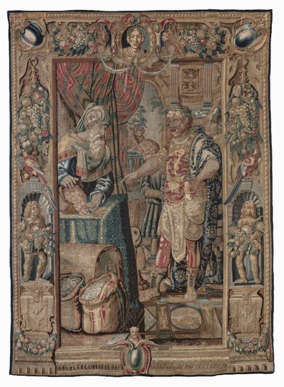 Antoine et Cléopâtre (Antoine conquiert Péluse) - Karel van II Mander