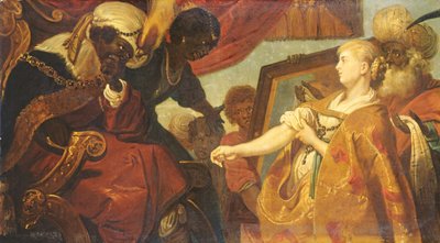 Chariclea montre Persina et Hydaspes - Karel van Mander III