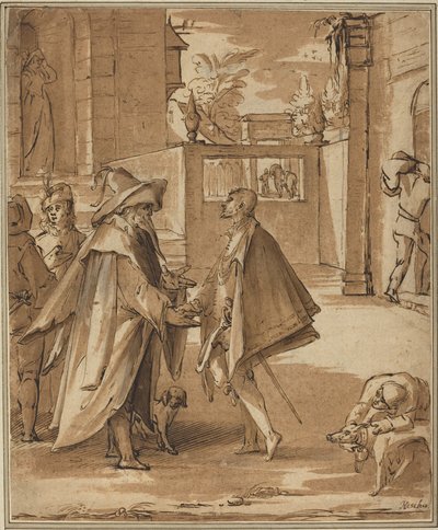 Le départ du fils prodigue - Karel van Mander I