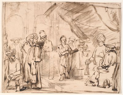 Jésus de douze ans dans le temple - Karel van Savoy