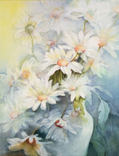 Chrysanthème, Snowcap - Karen Armitage