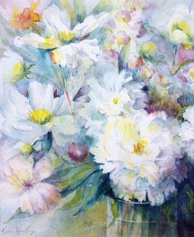 Pivoines - Festive Maxima - Karen Armitage