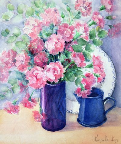 Arrangement provençal de roses et d