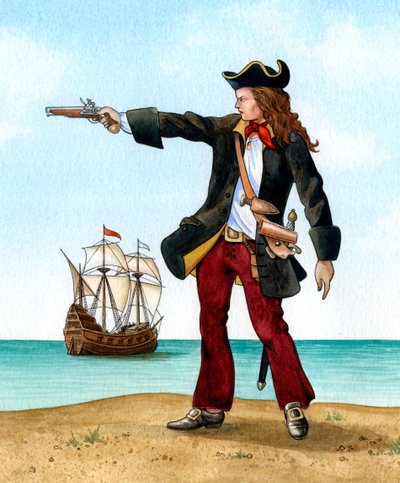 Anne Bonny, vers 1698, pirate irlandaise - Karen Humpage