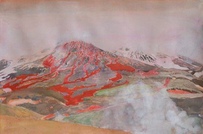 Une violente éruption volcanique - Karin Bos