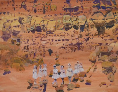 Un ballet fantaisiste dans le désert - Karin Bos