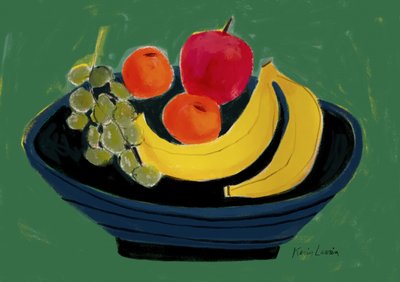 Nature morte aux fruits éclatants - Karin Lauria