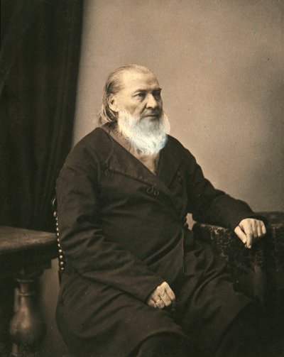 Sergei Aksakov, auteur russe, 1850s - Karl August Bergner