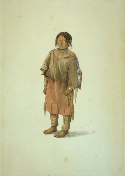 Fille Blackfeet - Karl Bodmer