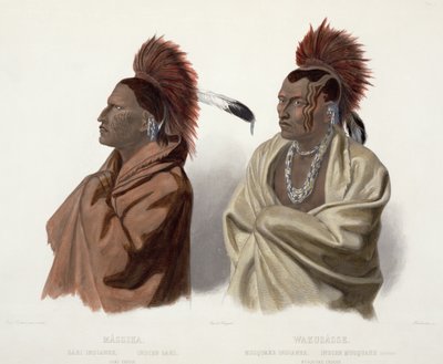 Massika, un Indien Saki, et Wakusasse, un Indien Musquake, planche 3 du Volume 2 de 
