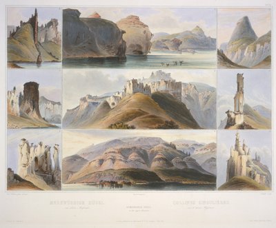 Collines remarquables sur le haut Missouri - Karl Bodmer