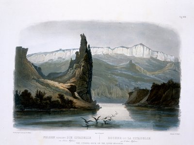 Le Rocher de la Citadelle sur le Haut Missouri, planche 18 du Volume 1 de 