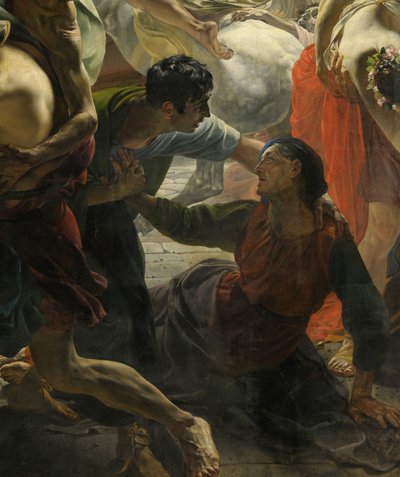 (détail) Le dernier jour de Pompéi - Karl Pavlovich Bryullov