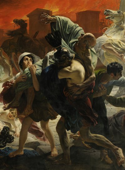 (détail) Le dernier jour de Pompéi - Karl Pavlovich Bryullov
