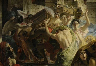 (détail) Le dernier jour de Pompéi - Karl Pavlovich Bryullov