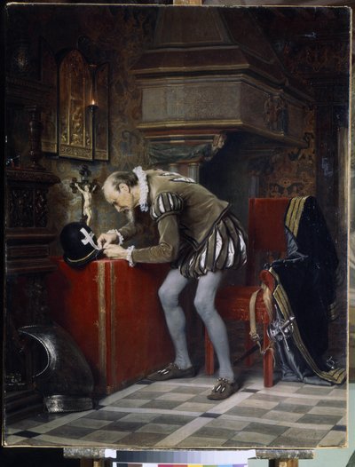 La veille de la nuit de la Saint-Barthélemy - Gun (Hun), Karl Fyodorovich - 1868 - Musée d