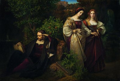 Torquato Tasso et les deux Leonores - Karl Ferdinand Sohn