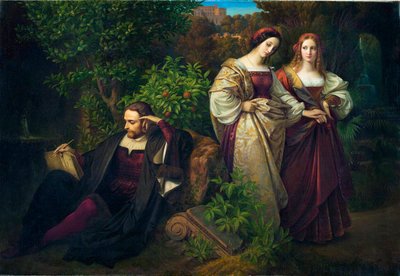 Torquato Tasso et les deux Leonores - Karl Ferdinand Sohn