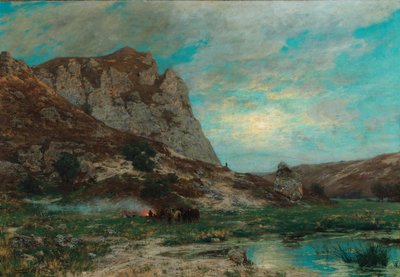 Soldats au repos - Carl Friedrich Lessing