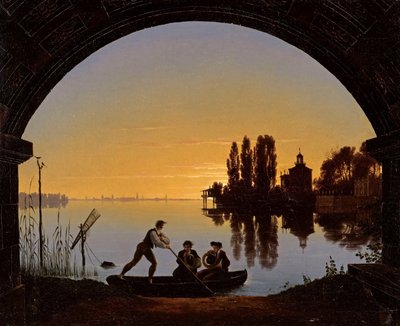 Les rivages de la Spree près de Stralau - Karl Friedrich Schinkel