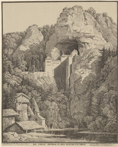 Château de Prediama - Karl Friedrich Schinkel