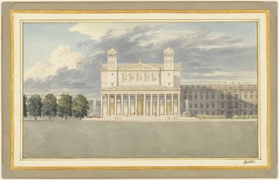 La façade et les environs d