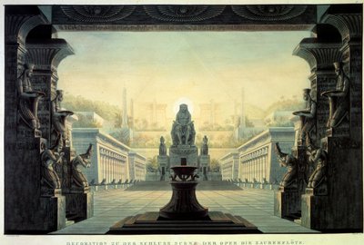 Décor de théâtre : Décor pour l
