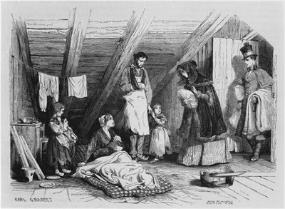 Visite aux pauvres, illustration de 