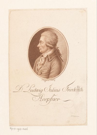 Portrait de Ludwig Höpfner - Karl Goepfert