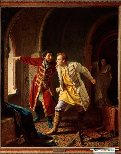 Les dernières minutes du premier faux Dimitri (Dimitri II de Russie, né Gregori Otrepiev) - Karl Gottlieb Wenig