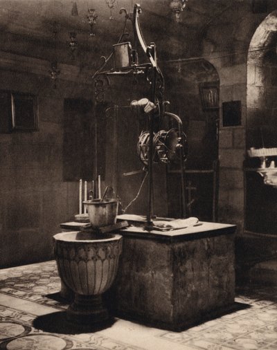 Puits de Jacob près de Sichem (photo n/b) - Karl Grober