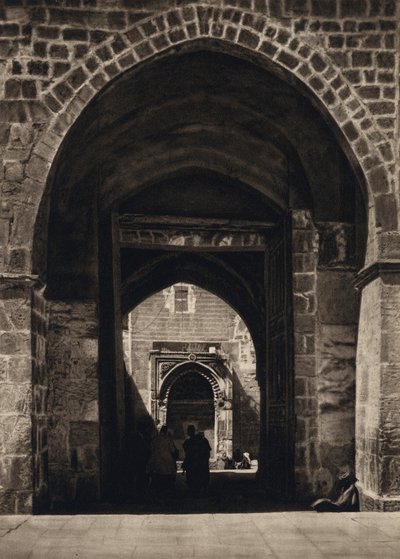 Jérusalem, entrée de la place du Temple - Karl Grober