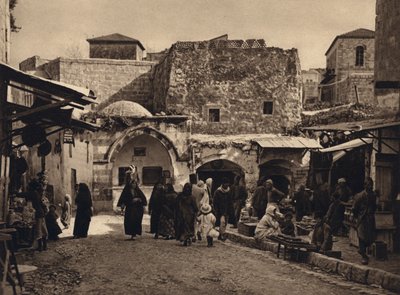 Jérusalem, scène de rue - Karl Grober