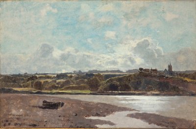 Paysage en face de Newnham sur Severn, 1880 - Karl Heffner